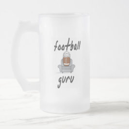 Taza De Cristal Esmerilado Gurú del fútbol