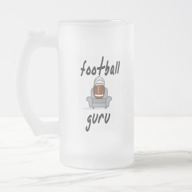 Taza De Cristal Esmerilado Gurú del fútbol (Izquierda)