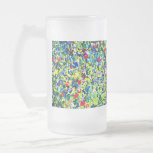 Taza De Cristal Esmerilado Gustav Klimt Apple Tree