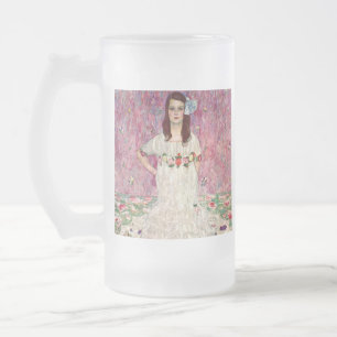 Taza De Cristal Esmerilado Gustav Klimt Mada Primavesi