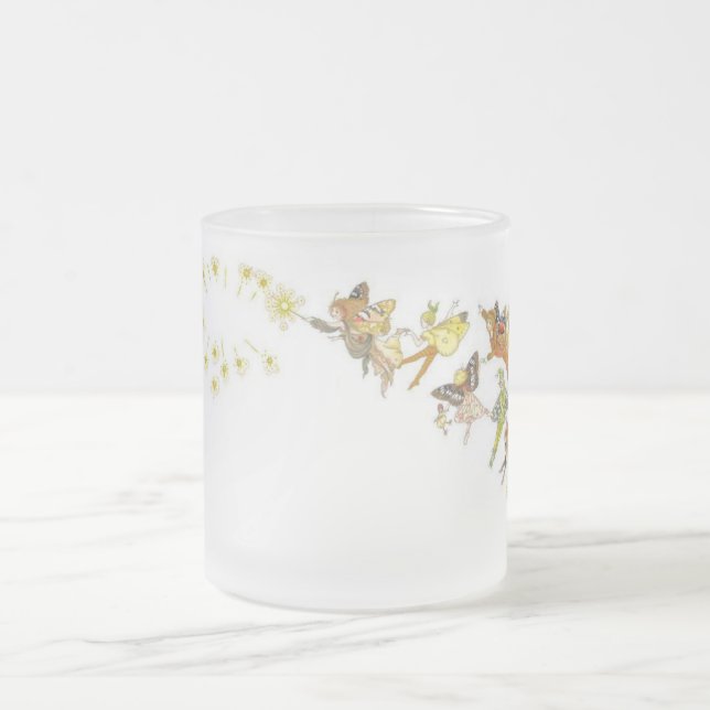 Taza De Cristal Esmerilado Hadas (Centro)