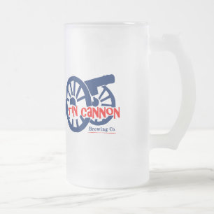 Taza De Cristal Esmerilado Haga que la CERVEZA de América otra vez asalta