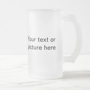 Taza De Cristal Esmerilado Haga su propio vidrio personalizado personalizado