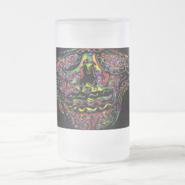 TAZA DE CRISTAL ESMERILADO HALLOWEEN 