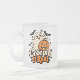 Taza De Cristal Esmerilado Halloween