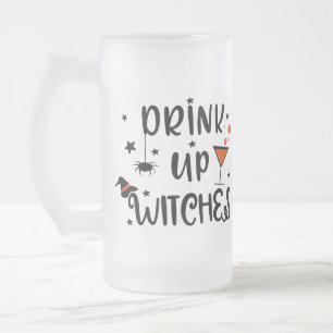 Taza De Cristal Esmerilado Halloween de Bebe Up Witness