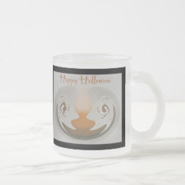 Taza De Cristal Esmerilado Halloween Resumen Glass Mug Variety Set