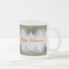Taza De Cristal Esmerilado Halloween Resumen Glass Mug Variety Set