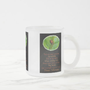 Taza De Cristal Esmerilado Halloween Spider Glass Mug Variety Set