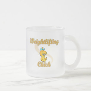 Taza De Cristal Esmerilado Halterofilia