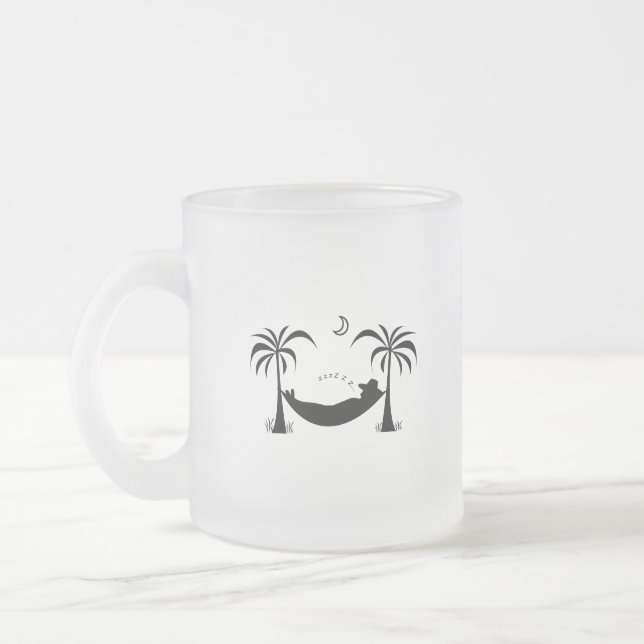 Taza De Cristal Esmerilado Hamaca de lumbra (Izquierda)