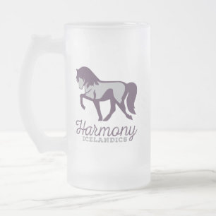Taza De Cristal Esmerilado Harmony Frosty Mug