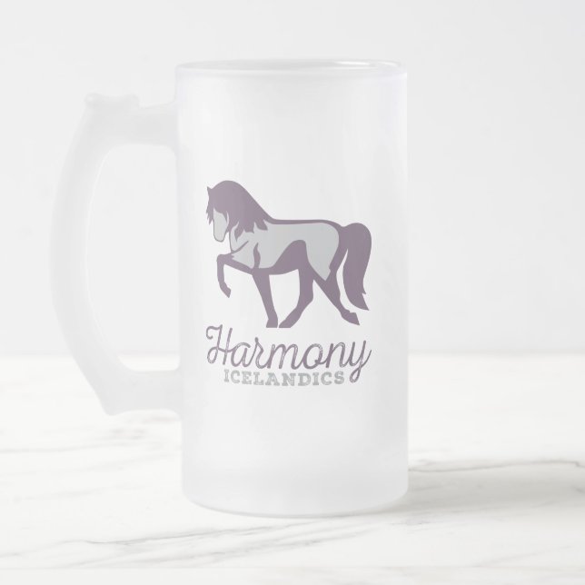 Taza De Cristal Esmerilado Harmony Frosty Mug (Izquierda)