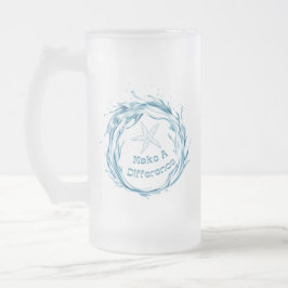 Taza De Cristal Esmerilado Haz Una Diferencia, Historia De Starfish.