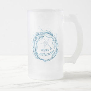 Taza De Cristal Esmerilado Haz Una Diferencia, Historia De Starfish.