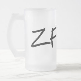 TAZA DE CRISTAL ESMERILADO HB ZF