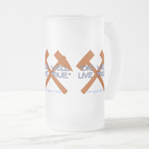 Taza De Cristal Esmerilado Hebrstone Saying - Frost Glass Mug