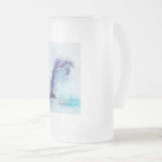 Taza De Cristal Esmerilado Helado, vidrio, stein, 16oz, personalizado, diseño