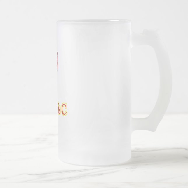Taza De Cristal Esmerilado Hepatitis C (Derecha)