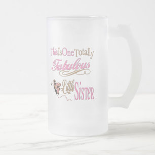Taza De Cristal Esmerilado Hermanas grandes, medias y pequeñas