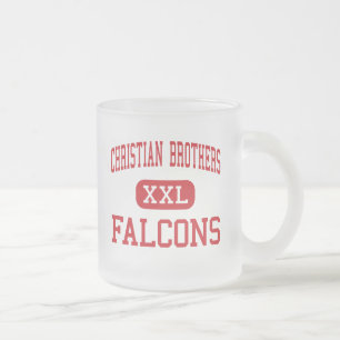Taza De Cristal Esmerilado Hermanos cristianos - Falcons - altos - Sacramento