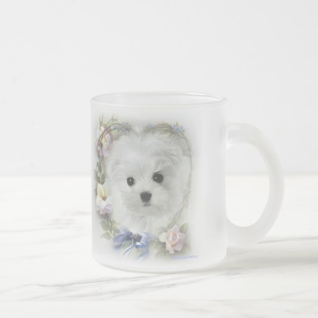Taza De Cristal Esmerilado Hermes el maltés (Derecha)
