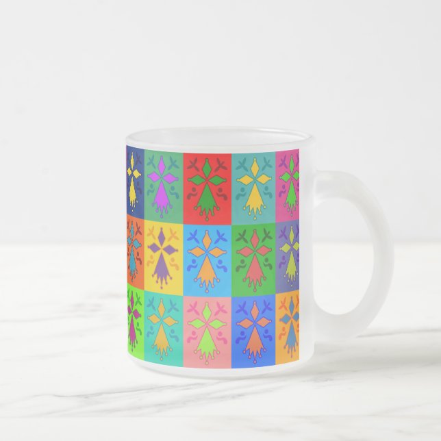 Taza De Cristal Esmerilado Hermine Pop (Derecha)