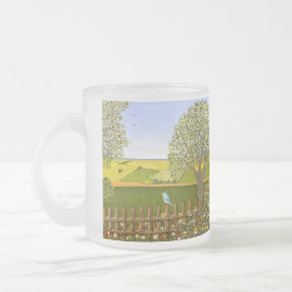 Taza De Cristal Esmerilado Hermosa vista