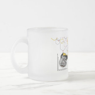 Taza De Cristal Esmerilado Hexagon-Pitti gespiegelt