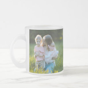 Taza De Cristal Esmerilado Hey Mamá, gracias por todo el regalo de peluche fo