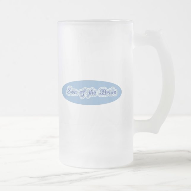 Taza De Cristal Esmerilado Hijo de la novia (Derecha)