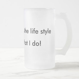 Taza De Cristal Esmerilado ¡Hip Hop, es el estilo de vida, rap, es lo que lo