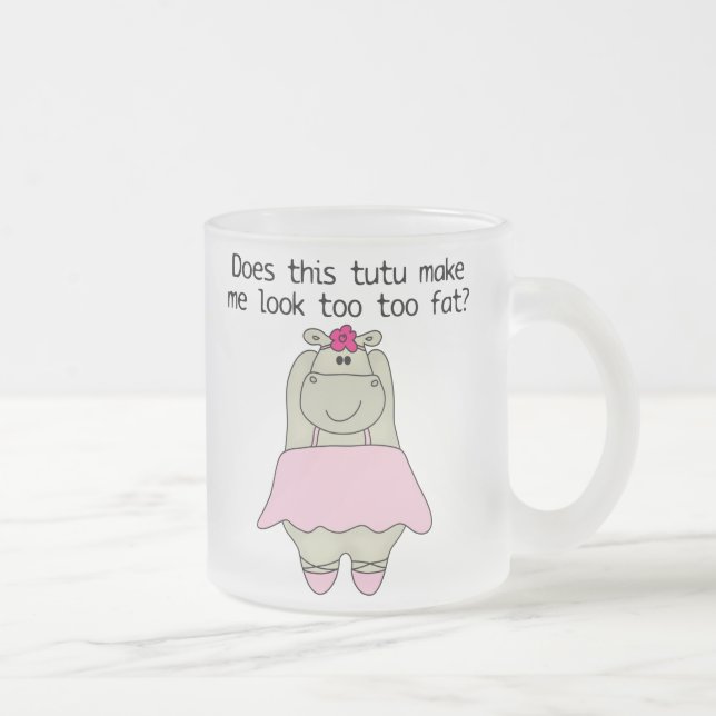 Taza De Cristal Esmerilado Hippo Tu Fat (Derecha)