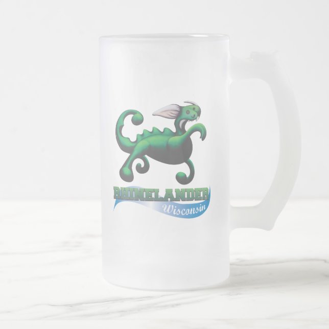 Taza De Cristal Esmerilado Hodag beach ball glass (Derecha)