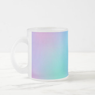 Taza De Cristal Esmerilado Holographic Pastel Dream
