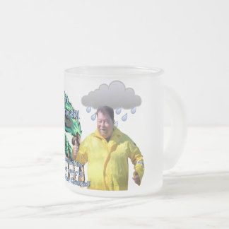 Taza De Cristal Esmerilado Hombre del Tiempo Bill