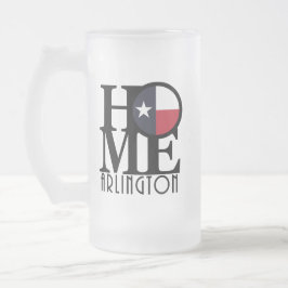 Taza De Cristal Esmerilado HOME Arlington