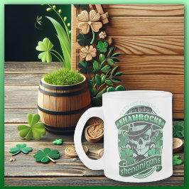 Taza De Cristal Esmerilado Hooligan sucio - Shamrock y Shenanigans