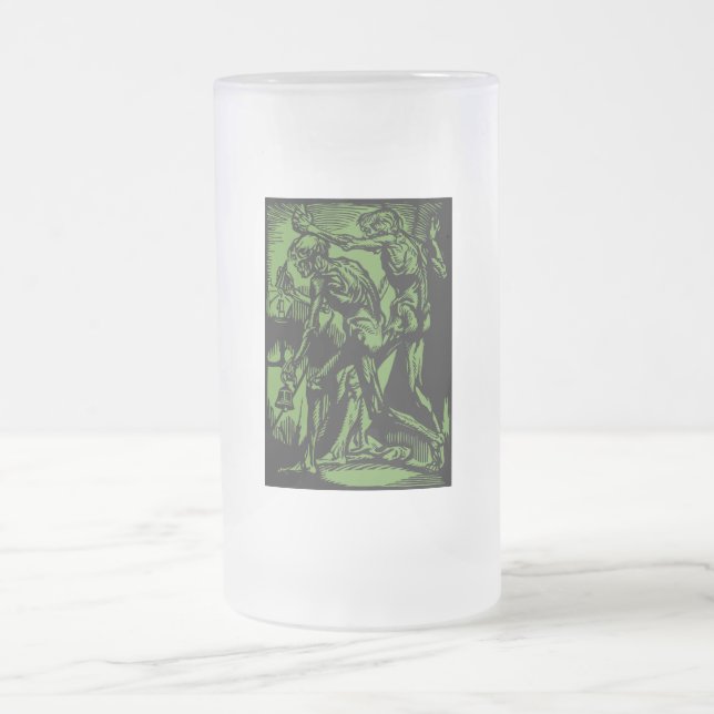Taza De Cristal Esmerilado Horrores desconocidos de mineros muertos en Hallow (Centro)