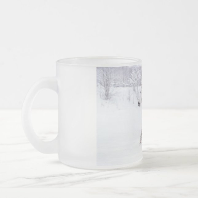 Taza De Cristal Esmerilado horsie pure (Izquierda)