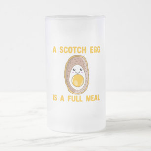 Taza De Cristal Esmerilado Huevo escocés es comida completa - Huevo escocés