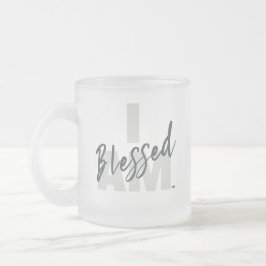 Taza De Cristal Esmerilado IAM Blessed Mug
