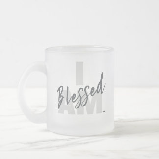 Taza De Cristal Esmerilado IAM Blessed Mug