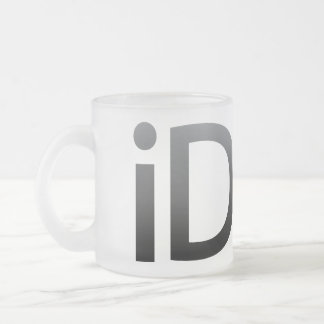Taza De Cristal Esmerilado iDad Coffee Mug