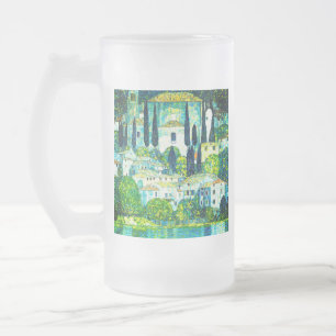 Taza De Cristal Esmerilado Iglesia de Cassone Gustav Klimt
