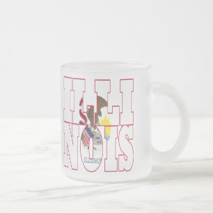 Taza De Cristal Esmerilado Illinois