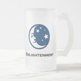 Taza De Cristal Esmerilado Iluminación de las estrellas de la luna