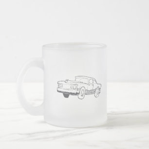 Taza De Cristal Esmerilado ilustracion del vehículo
