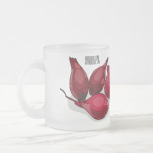 Taza De Cristal Esmerilado Ilustracion personalizado de Shallot