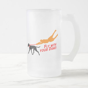 Taza De Cristal Esmerilado Ilustraciones de perros Doggenhaus